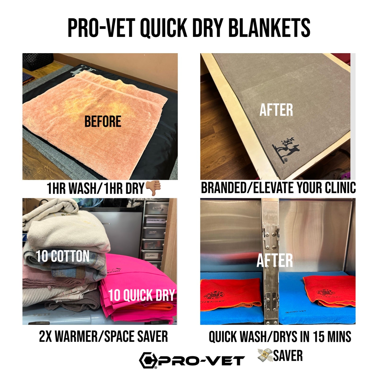 PRO-VET Anti-Slip performance products stabilizing a patient during positioning.