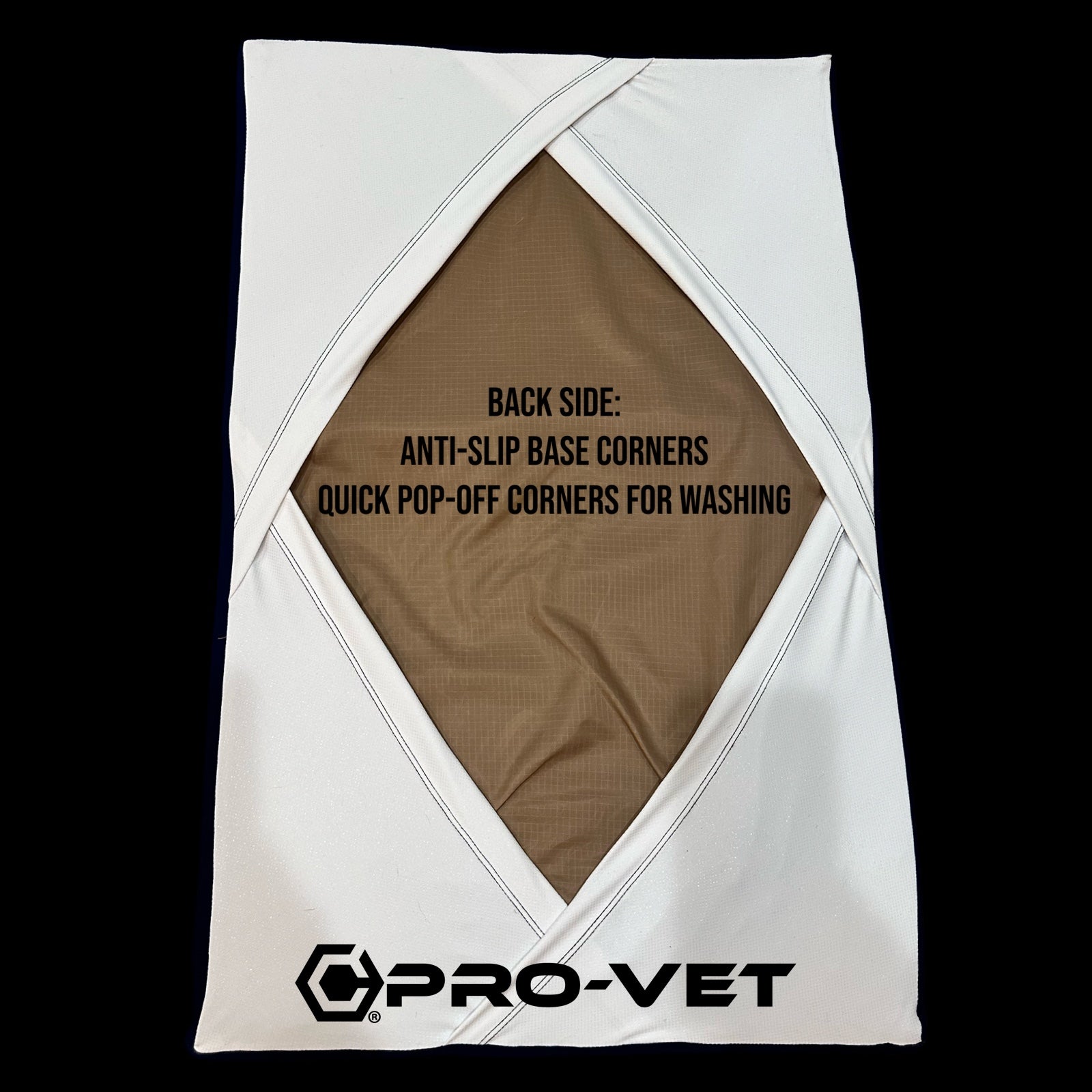 Claw-Proof Veterinary Exam & Surgery Table Pad with Anti-slip base corners