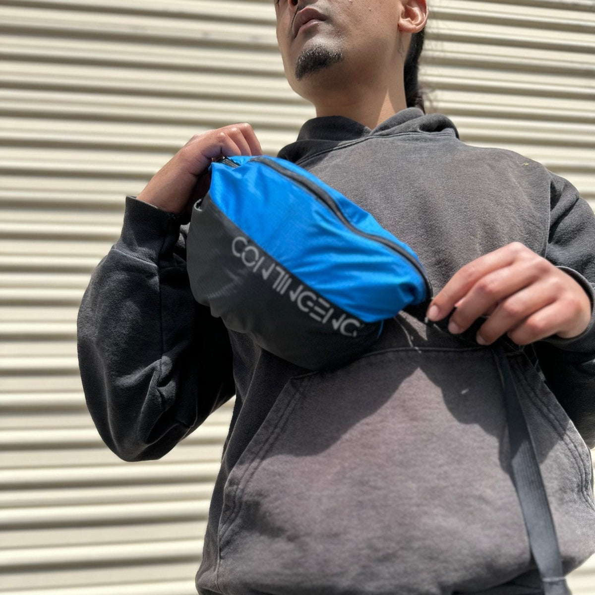"I use to be a sleeping bag" Fanny Pack - Contingenci Mask