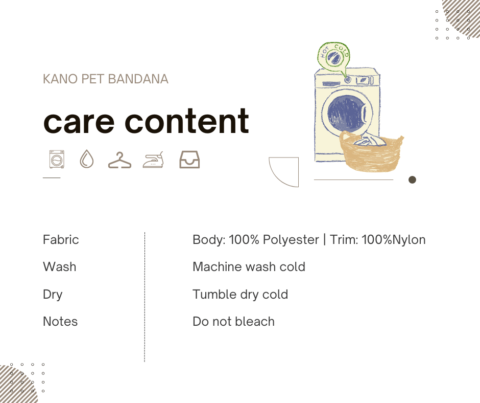 KANO PET BANDANA - Contingenci Mask