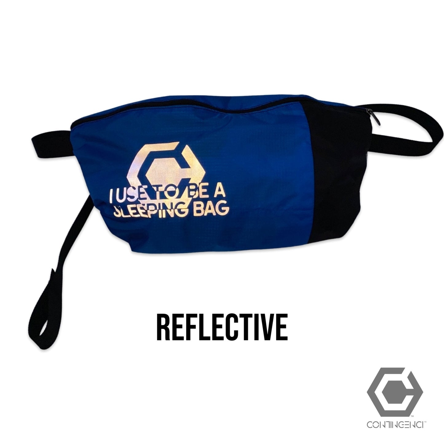 "I use to be a sleeping bag" Fanny Pack - Contingenci Mask