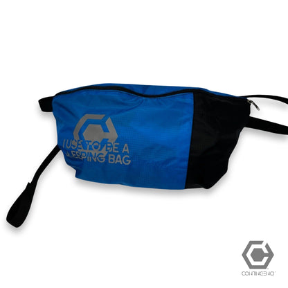 "I use to be a sleeping bag" Fanny Pack - Contingenci Mask